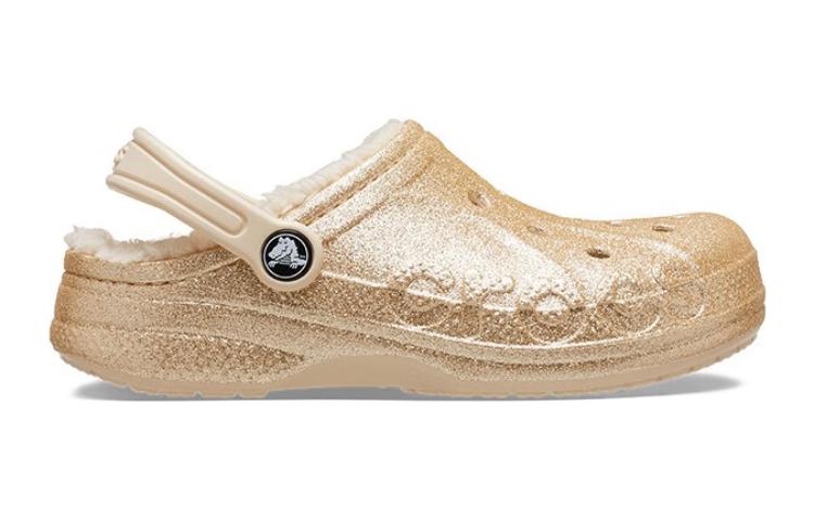 (GS) Baya Lined Glitter Clogs 'Gold'