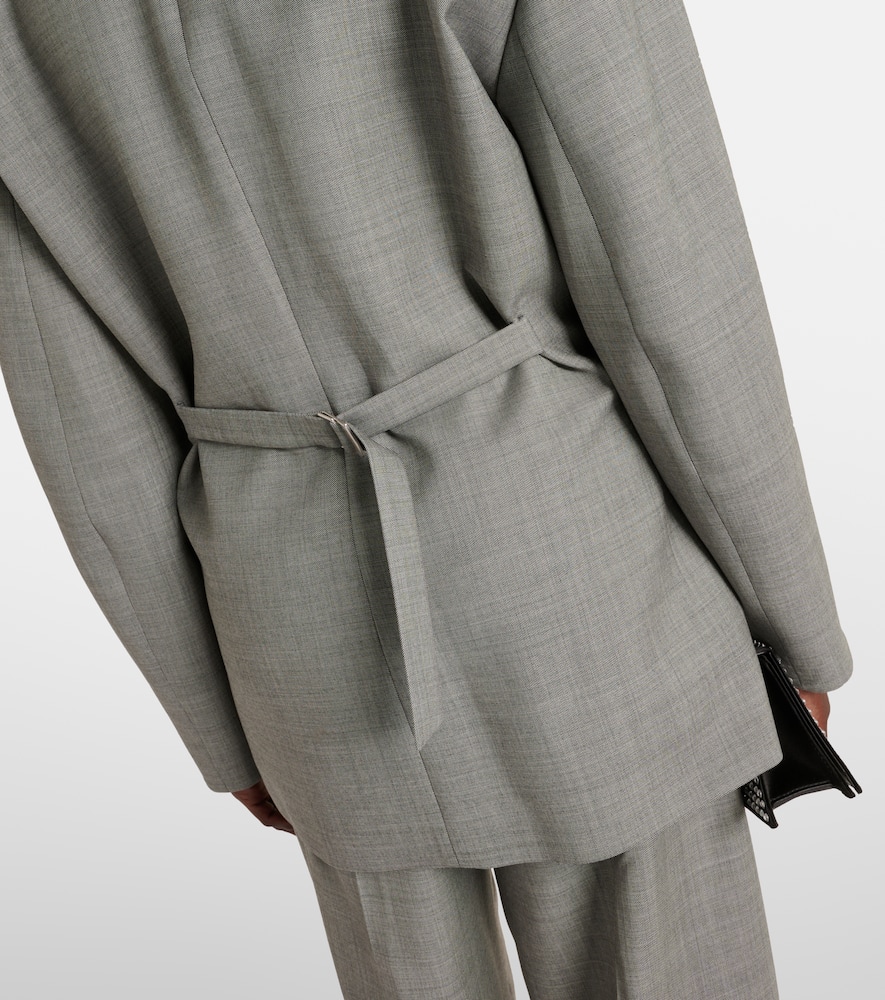 Boxy wool blazer