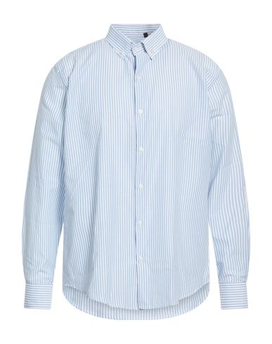 Man Shirt Sky blue Size 17 Cotton