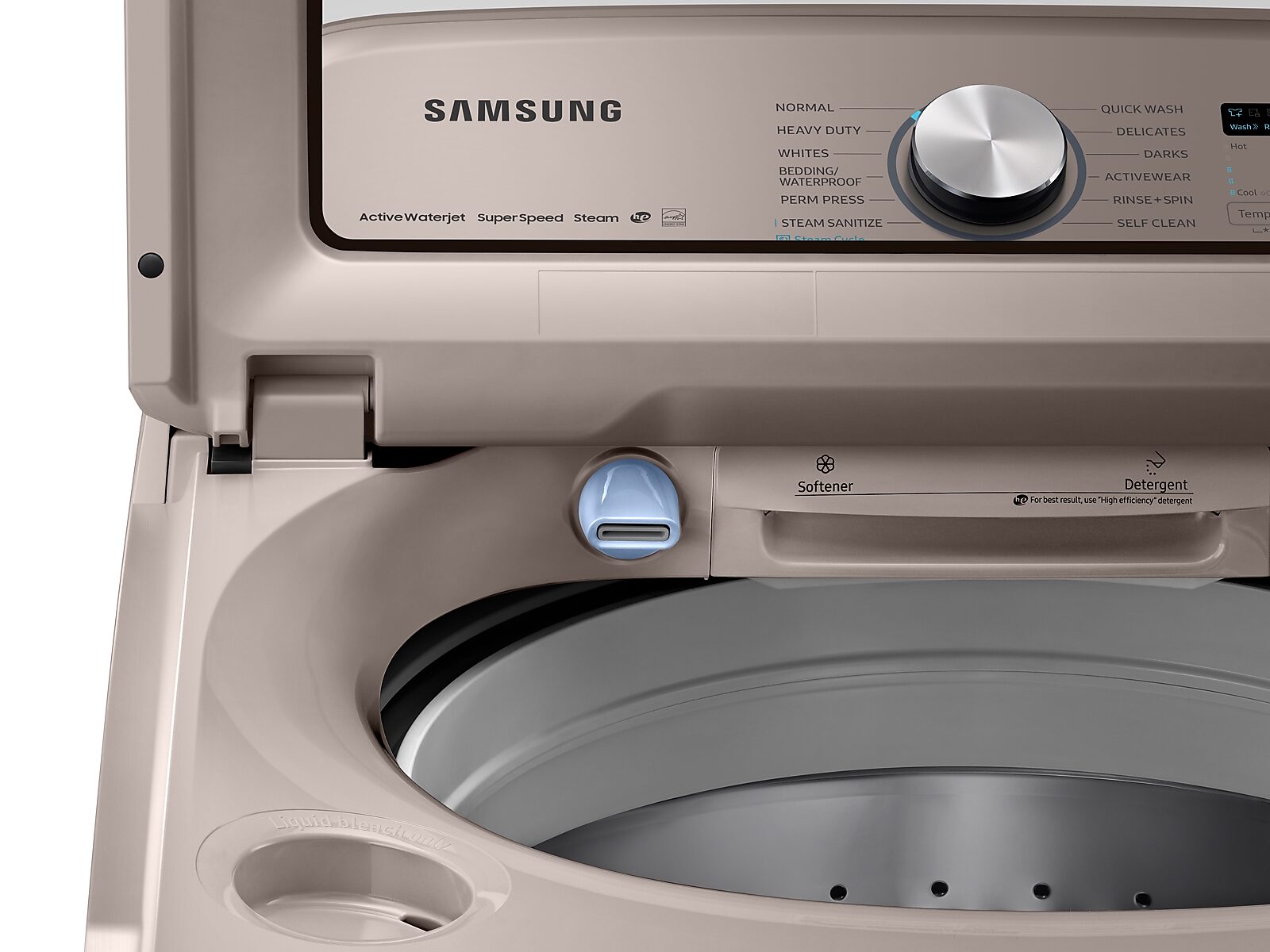 5.4 cu. ft. Top Load Washer with Super Speed in Champagne(WA54R7600AC/US)