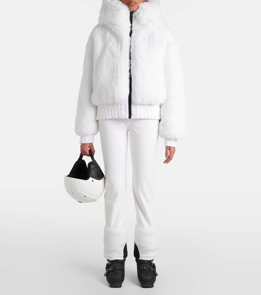 Indira reversible faux fur ski jacket