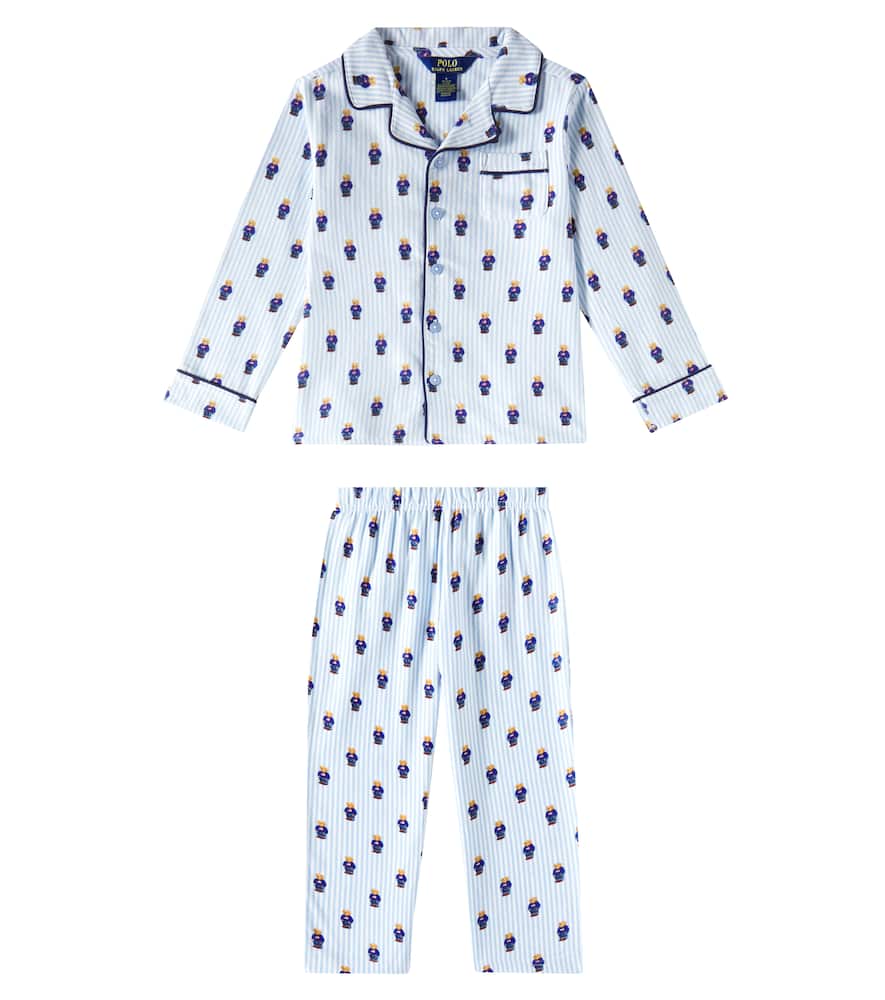 Polo Ralph Lauren Kids Polo Bear cotton pajamas
