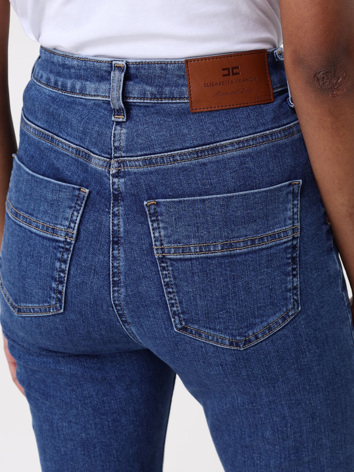Jeans Woman color Gnawed Blue