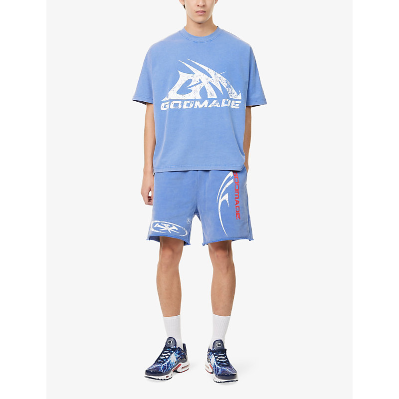 Mens Core Graphic-Print Cotton T-Shirt