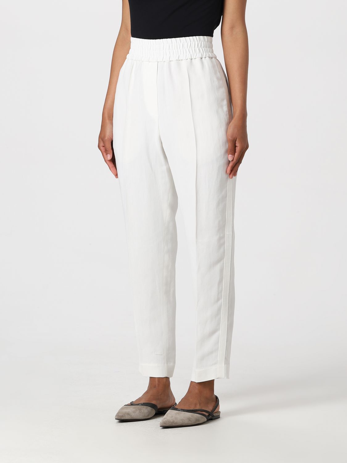 Pants Woman color White