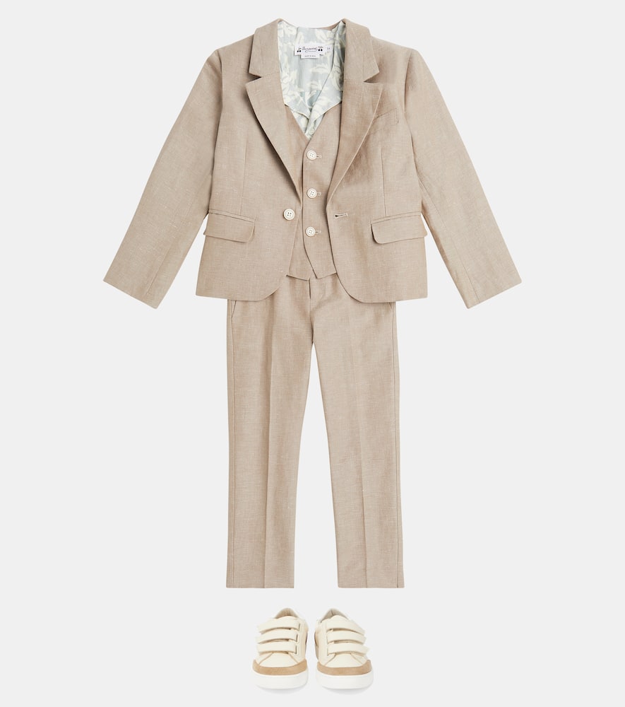 Aristide linen and cotton blazer