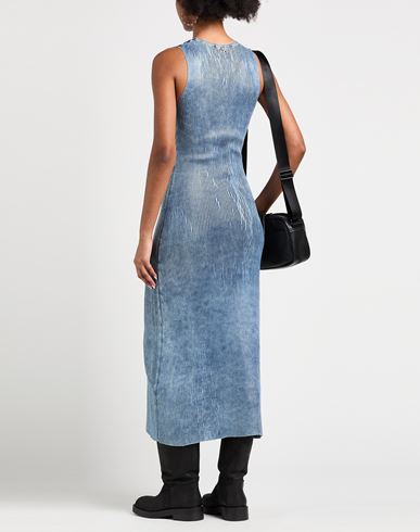 Woman Maxi dress Blue Size M Cotton