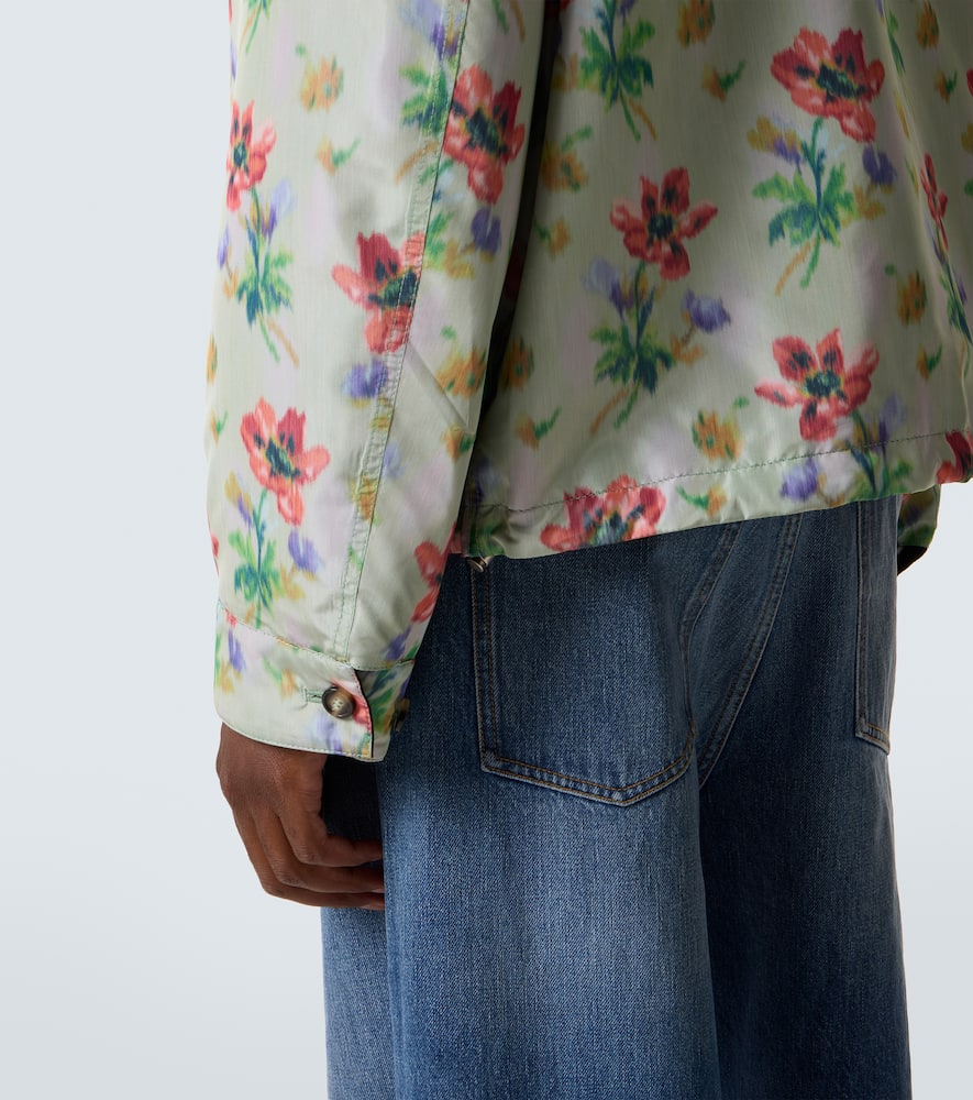 Floral reversible jacket