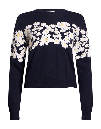 Woman Sweater Navy Size S Virgin Wool, Viscose, Polyamide, Cashmere