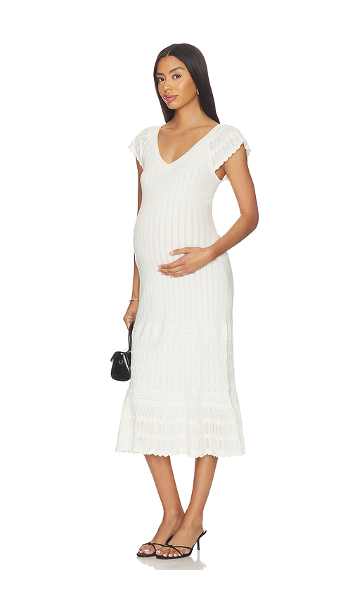 HATCH The Celia Dress in White. XS. Also in