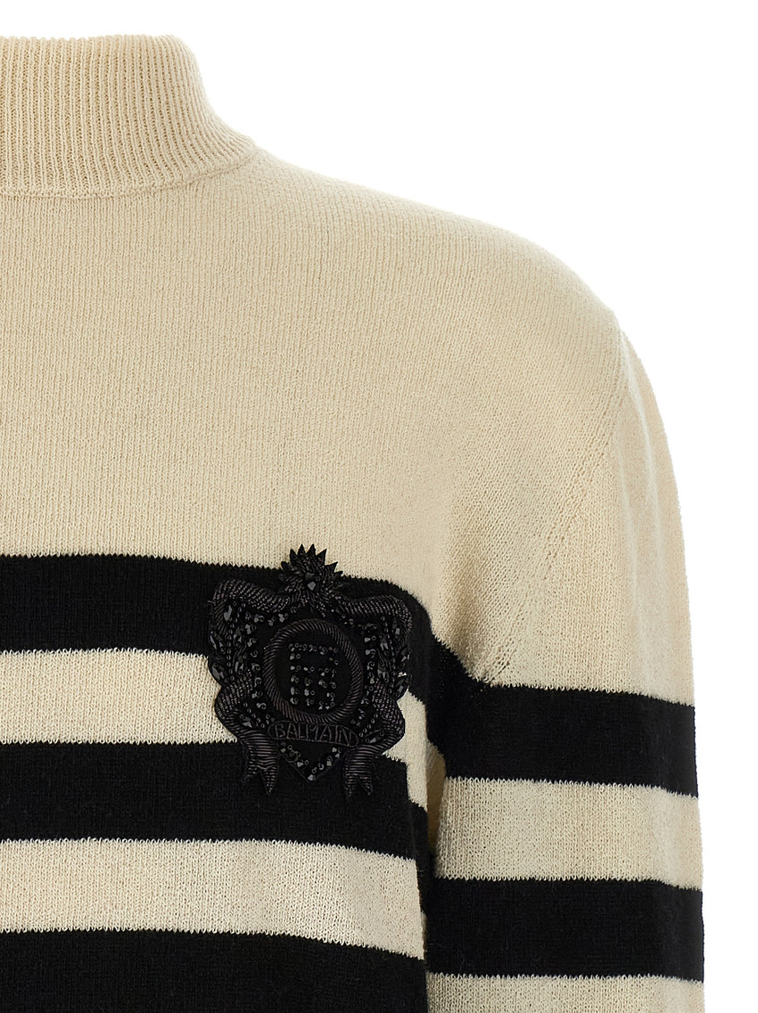 MarinièRe Sweaters And Cardigans White/Black