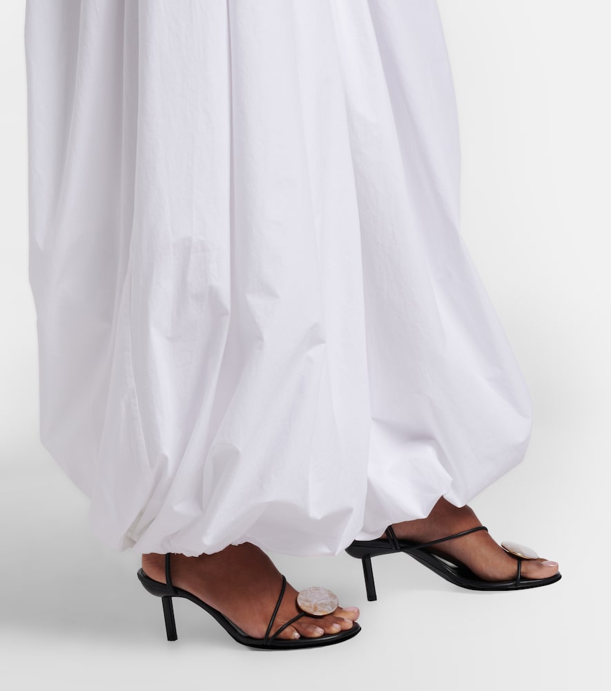 Cotton poplin balloon pants