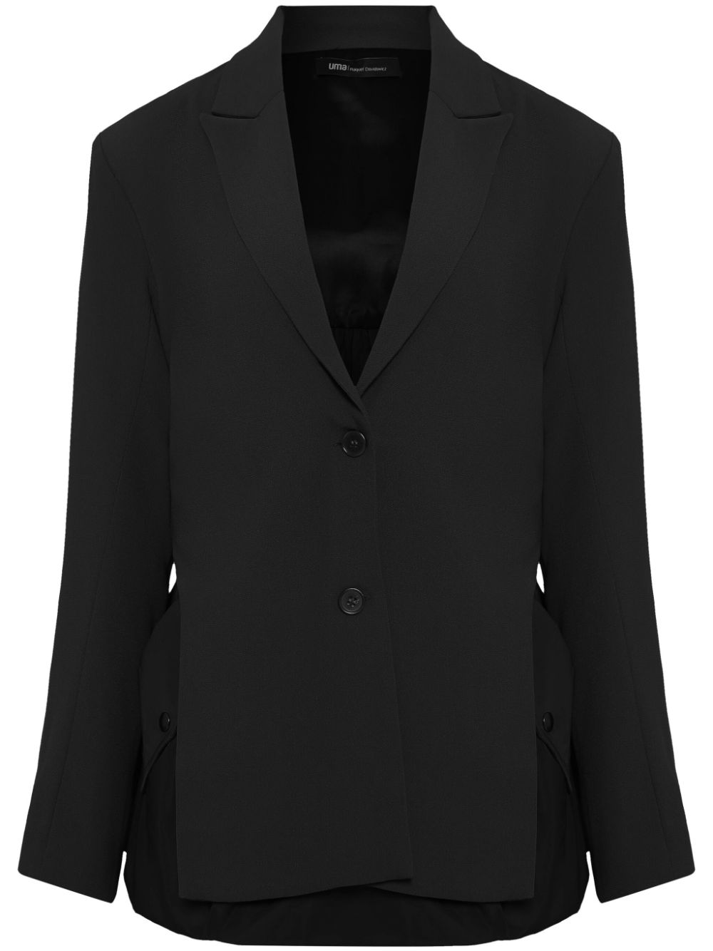 Single-breasted blazer - Black