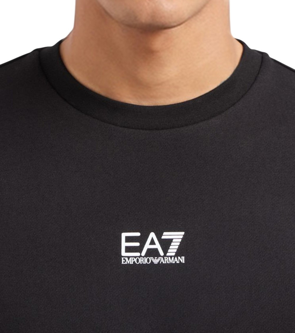 Black Logo Crew Neck Sweatshirt