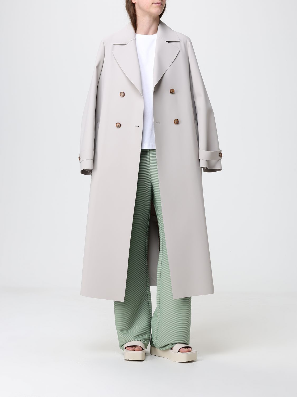 Pants Woman color Coffee