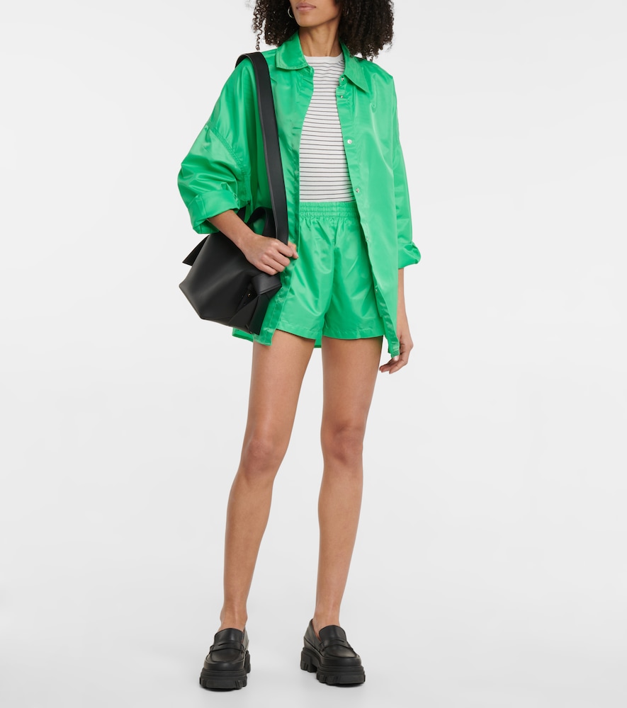 Perla shirt jacket and shorts set