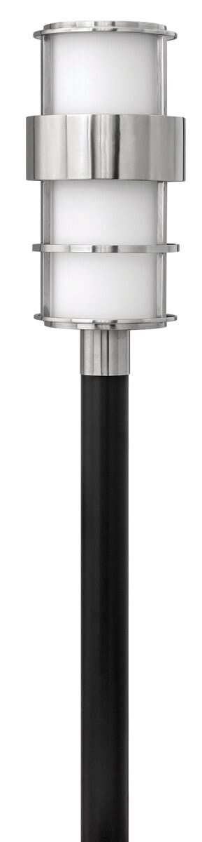 Stainless Steel LED Post Top Pier Mount from the Saturn Collection