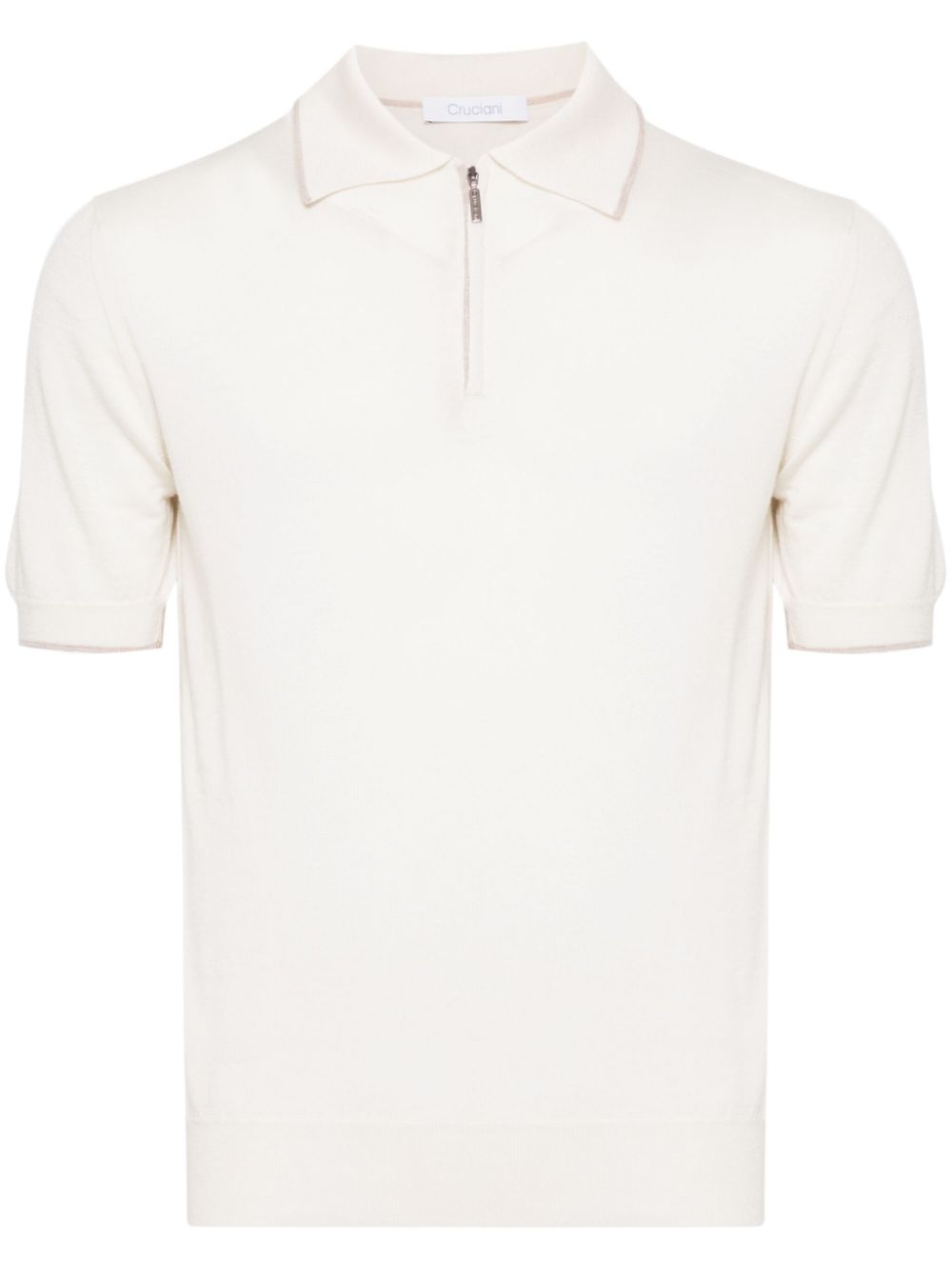 Knitted polo shirt - Neutrals