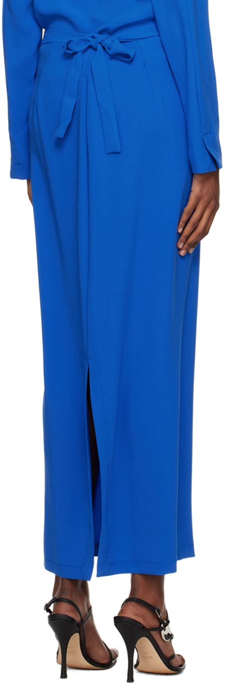 SSENSE Work Capsule Blue Staple Maxi Skirt