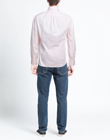 Man Shirt Light pink Size XXL Cotton