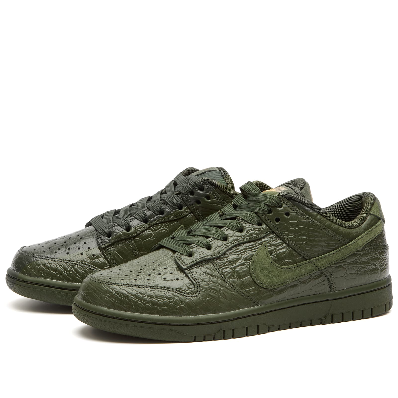 Women's Dunk Locroc W Sneaker in Green/Gold/Olive