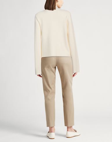 Khaite Woman Turtleneck Ivory Size XS Wool, Polyamide