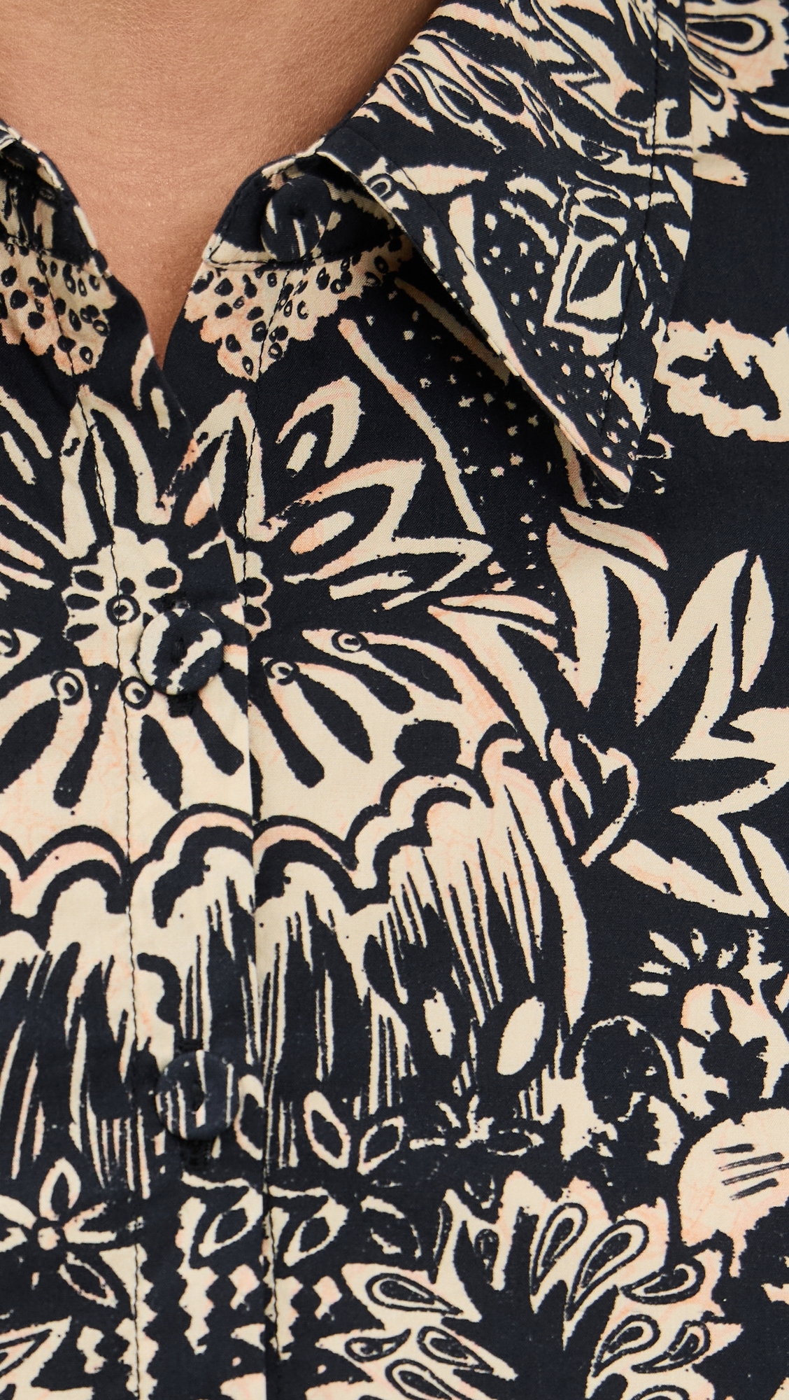 Taliah Dress Noir Flora