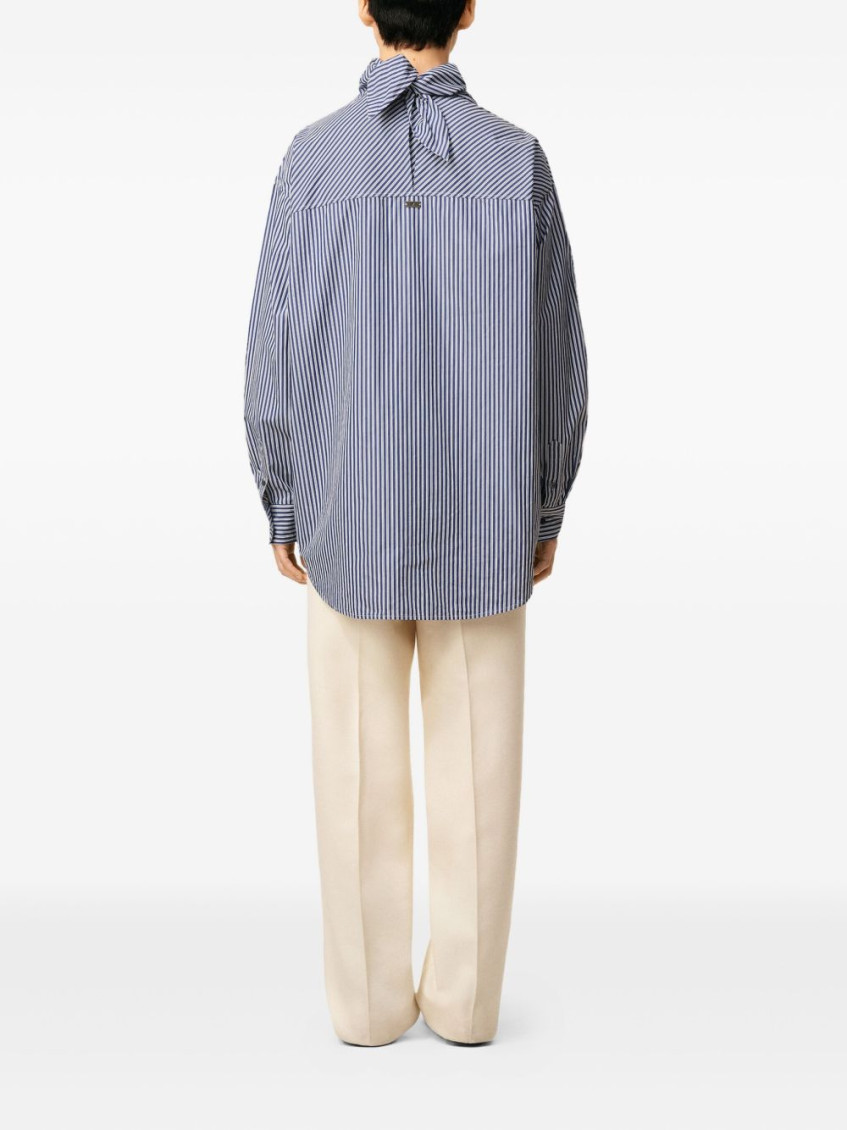Bandana Blouse Shirt And Blouse Light Blue