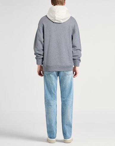 Man Sweatshirt Light grey Size L Cotton