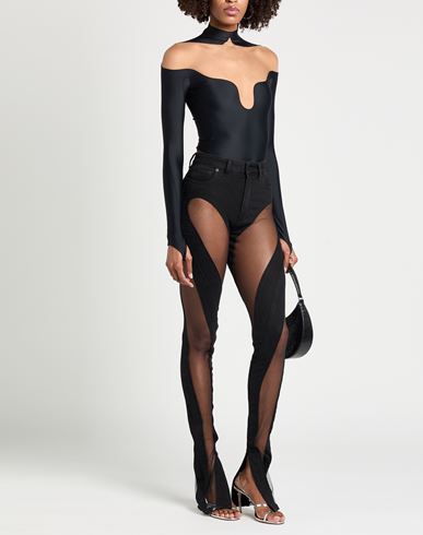 Woman Bodysuit Black Size 8 Polyamide, Elastane