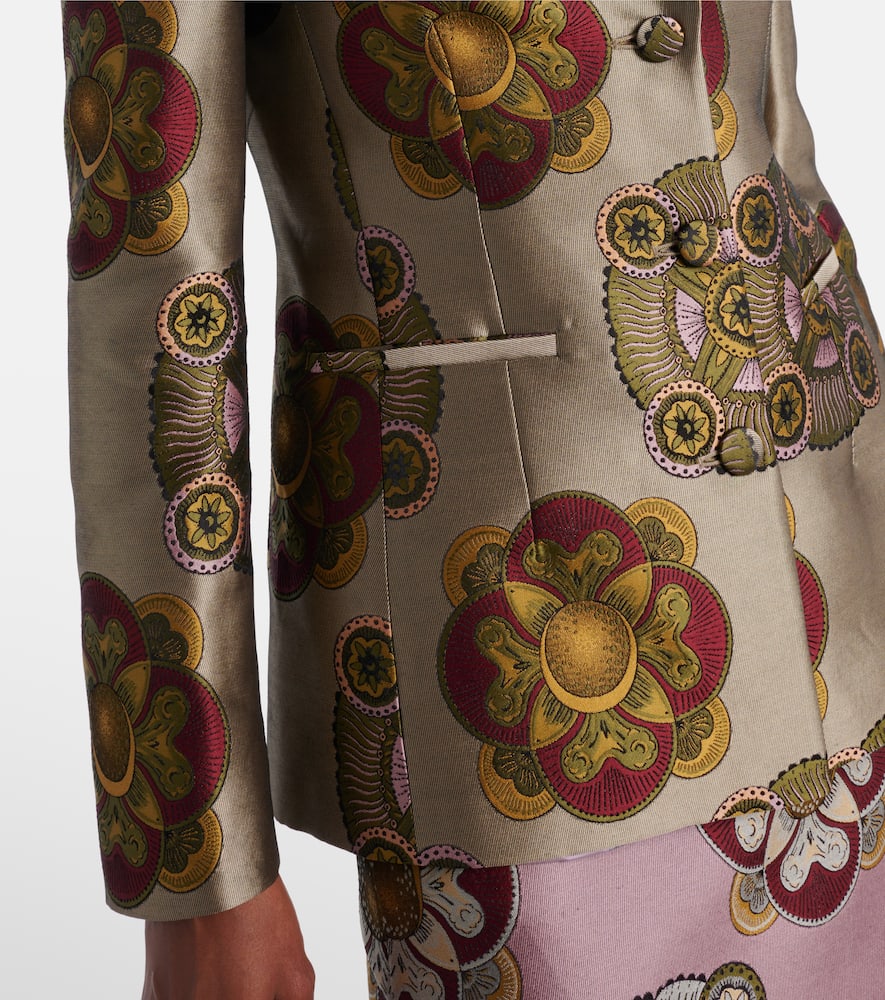 24/7 printed blazer