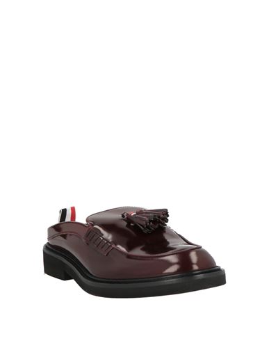 Man Mules & Clogs Burgundy Size 6 Leather