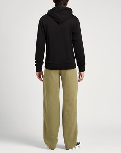 Man Sweatshirt Black Size M Cotton