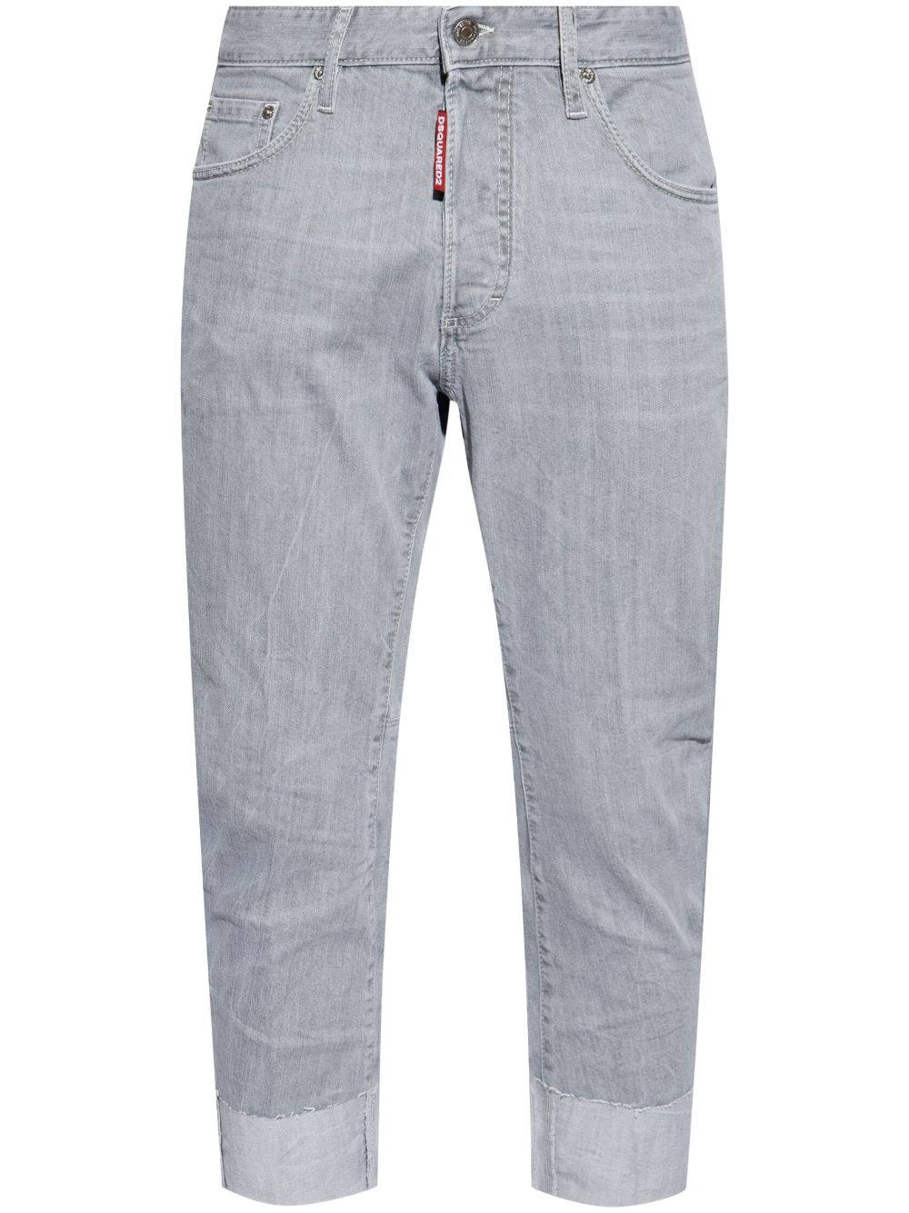 Tidy Biker cropped jeans - Grey