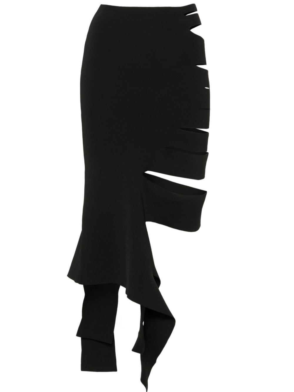 Bandage knit skirt - Black