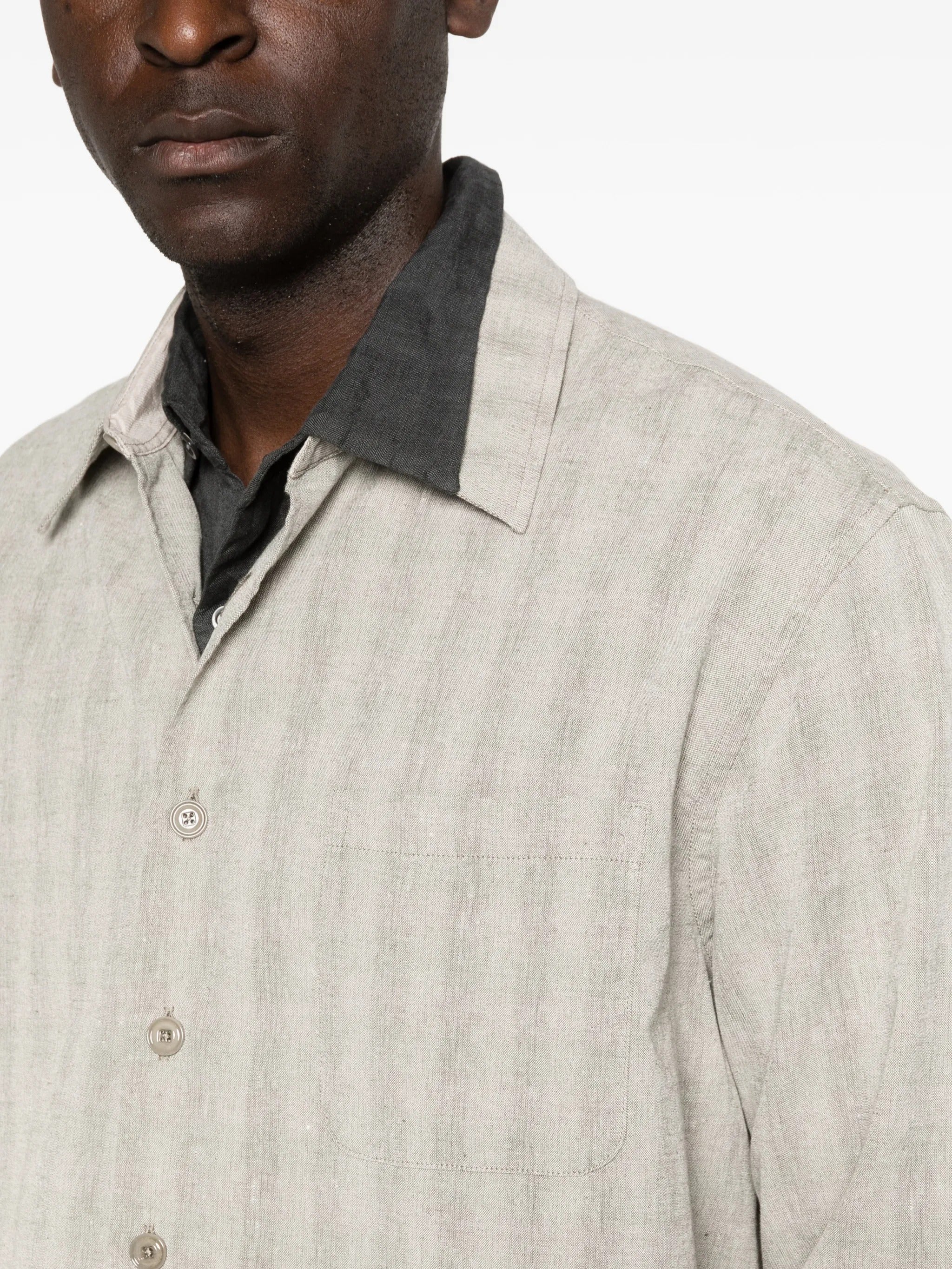 Shirt OUR LEGACY Above Shirt Sage Trail Check Dryline Weave