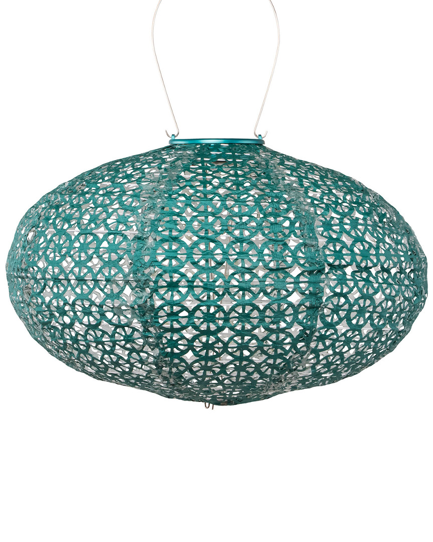 Soji Stella Solar Oval Wagon Wheel Lantern
