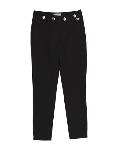 Junior Kid Girl Pants Black Size 10 Polyester, Elastane