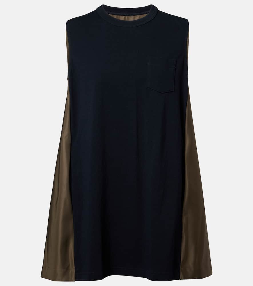 Paneled minidress