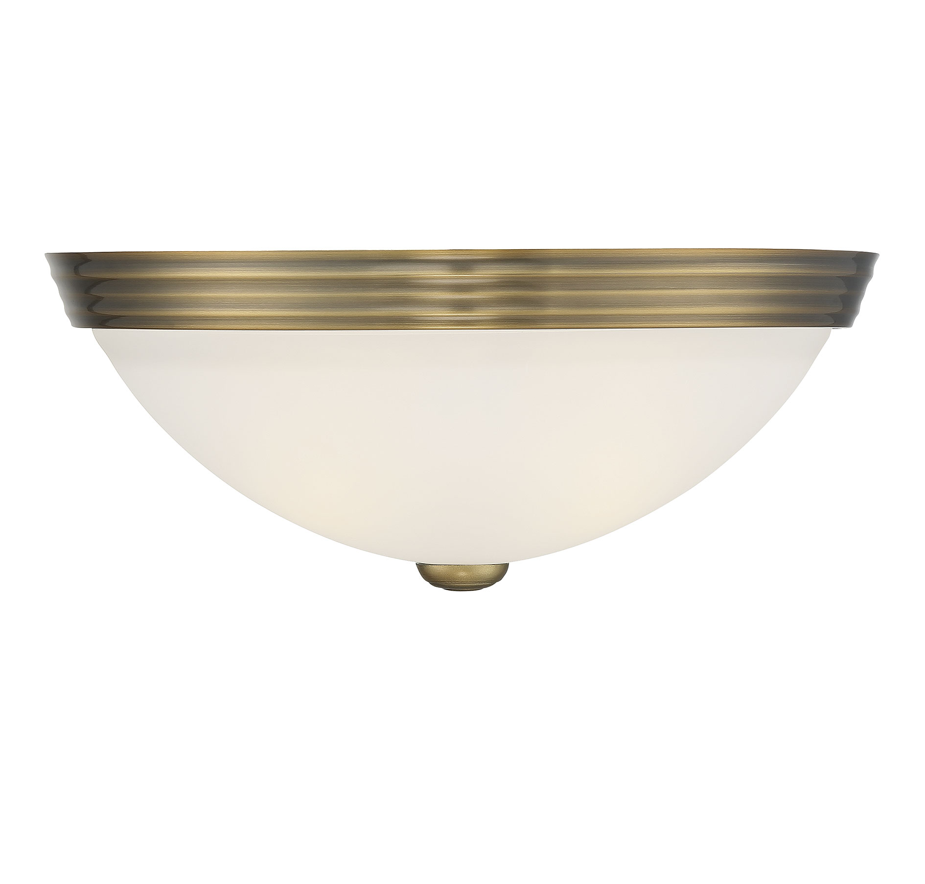 Savoy House Flush Mount Ceiling Light in Warm Bras