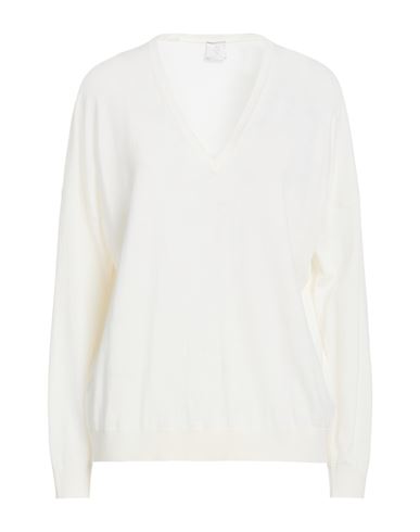 Woman Sweater Cream Size S Wool