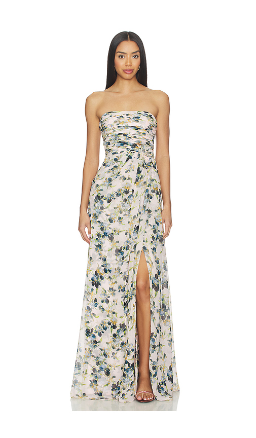Cinq a Sept Trailing Iris Magy Gown in Rose,Blue. 6. Also , 00