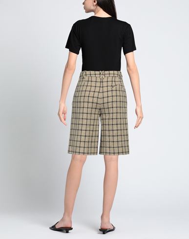 Woman Shorts & Bermuda Shorts Military green Size 6 Organic cotton, Cotton, Elastane