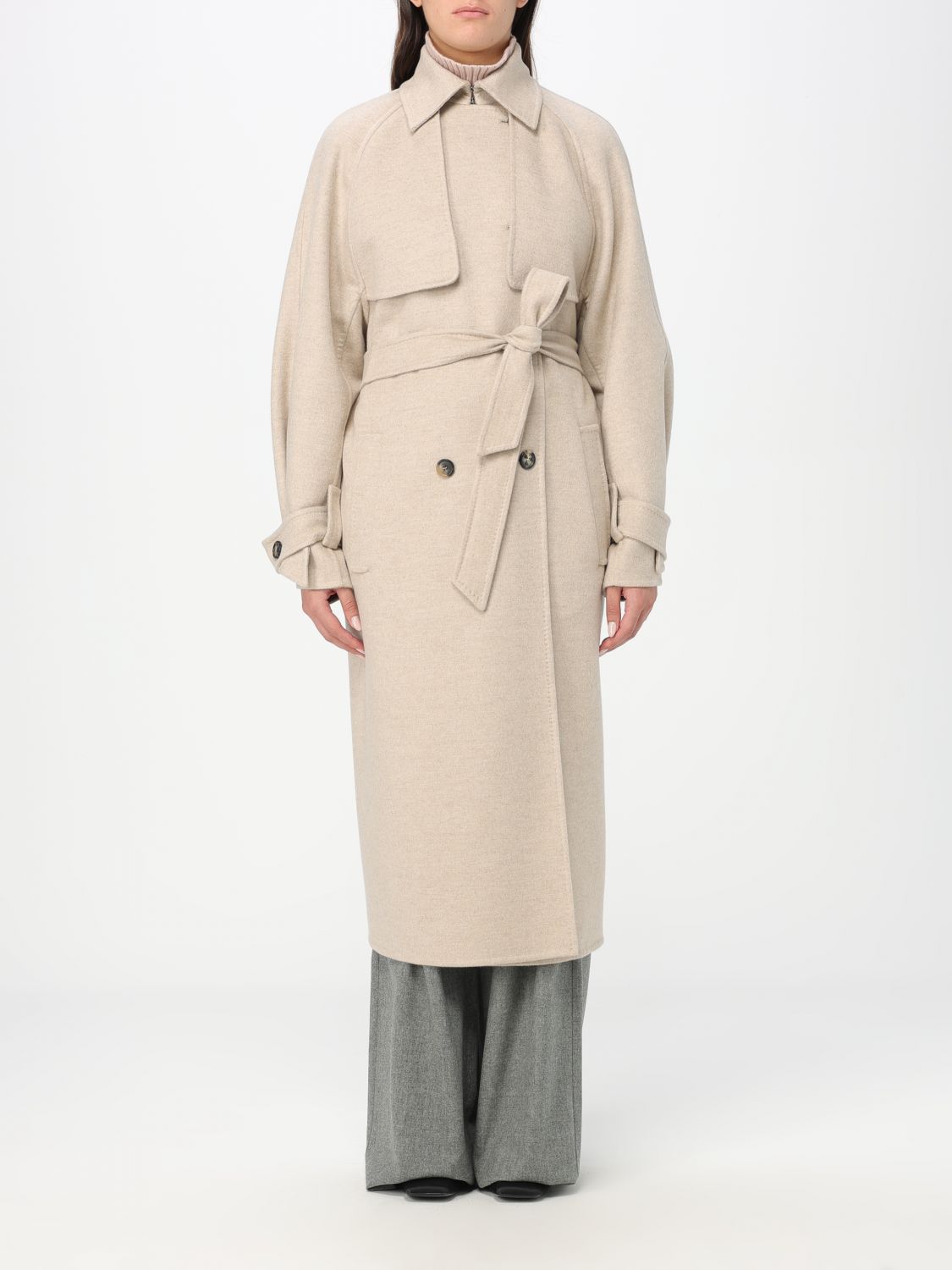 Coat Woman color Beige
