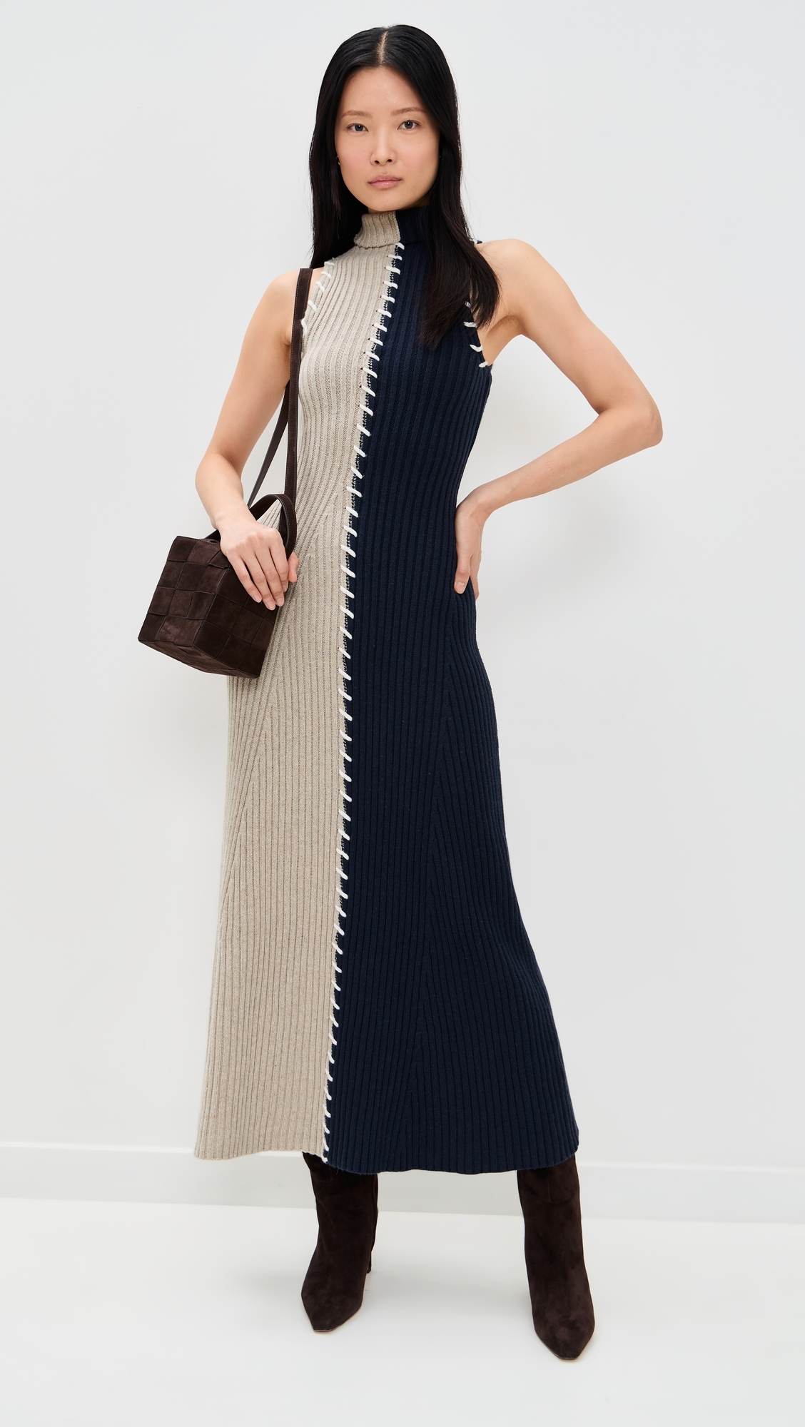 Gwendolyn Maxi Dress Natural Navy
