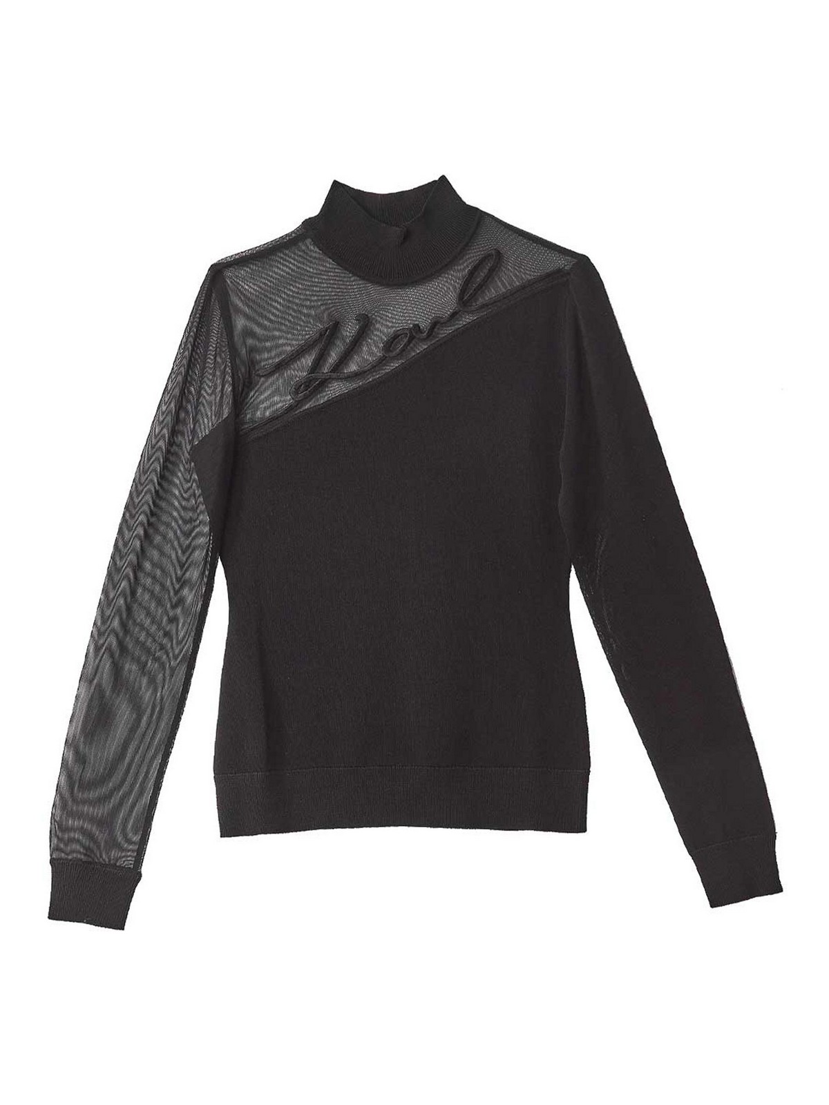 Karl Signature Mock Neck