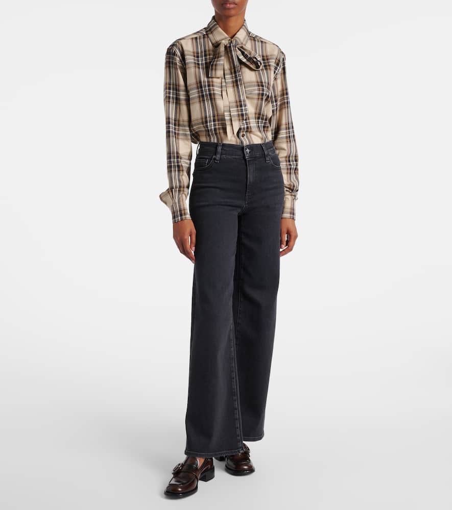 Le Slim wide-leg jeans