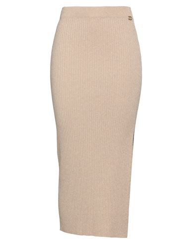 Woman Midi skirt Beige
