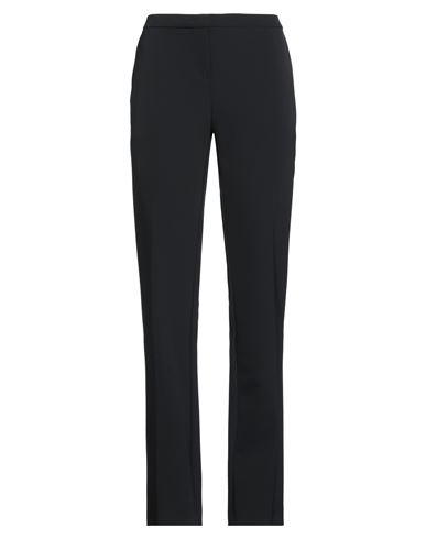 Woman Pants Black Size 8 Polyester, Elastane