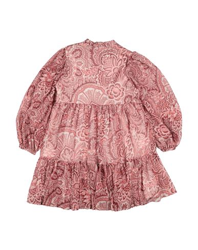 Kid Girl Kids' dress Coral Size 10 Polyester, Metallic Polyester
